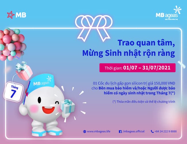 MBAL triển khai chương trình khuyến mại Trao quan tâm – Mừng sinh nhật rộn ràng