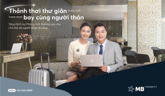 Trải nghiệm Đặc quyền sử dụng dịch vụ Phòng chờ thương gia cùng người thân của bạn