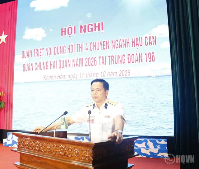 Hội thi 4 chuyên ngành hậu cần tại Trung đoàn 196 Hải quân