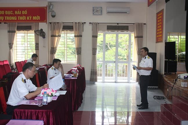 Đoàn Đo đạc biên vẽ hải đồ và nghiên cứu biển: Hội thi cán bộ giảng dạy chính trị giỏi