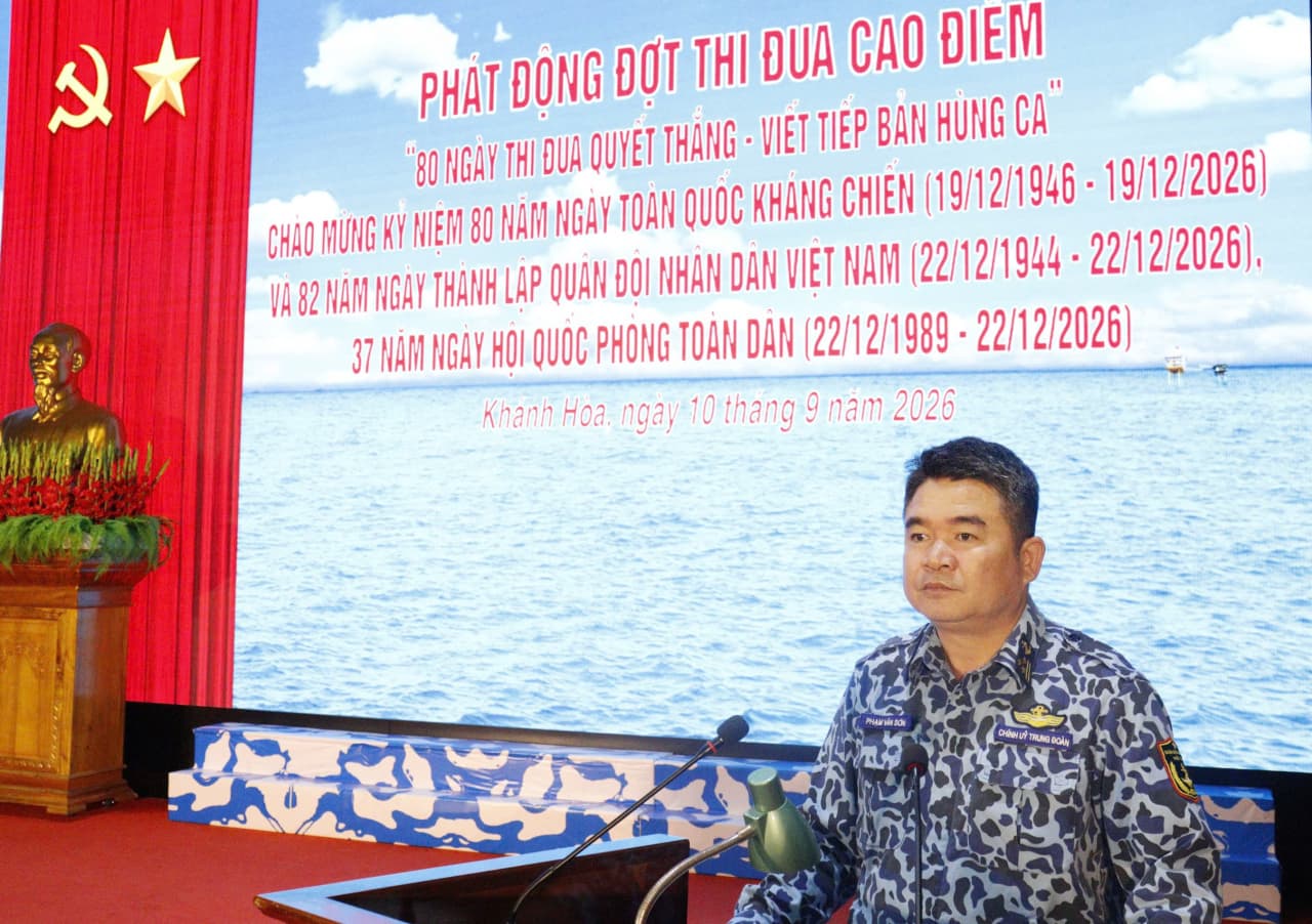Trung đoàn 196 phát động thi đua “80 ngày thi đua quyết thắng - viết tiếp bản hùng ca”
