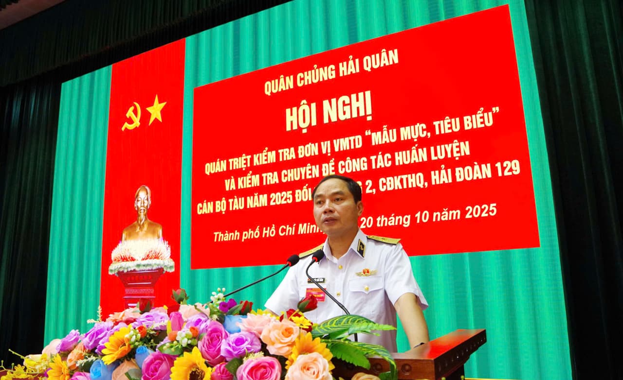 Quân chủng Hải quân quán triệt nội dung kiểm tra đơn vị vững mạnh toàn diện