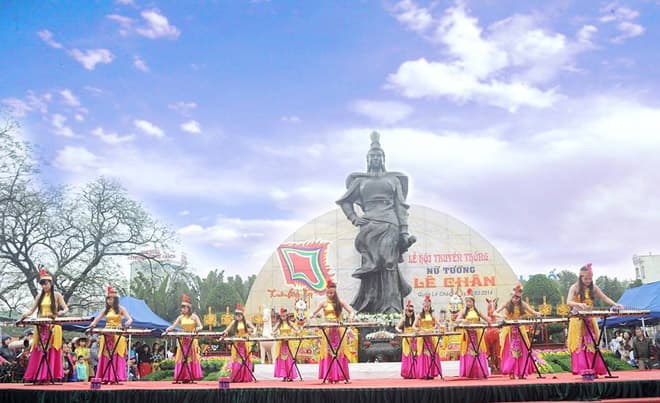 Lễ hội truyền thống Nữ tướng Lê Chân giáo dục lòng yêu nước