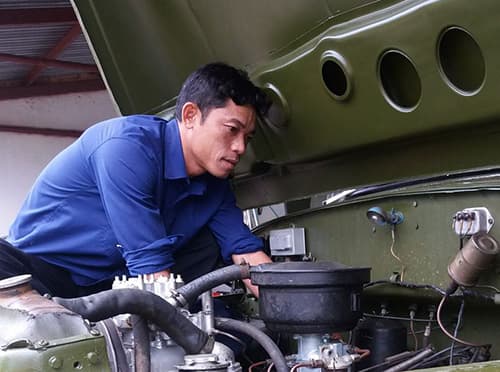 Lái xe có nhiều sáng kiến