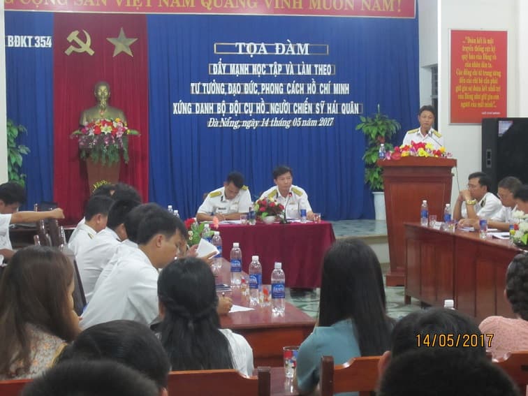 Trung tâm 354, Vùng 3 Hải quân: Tổ chức tọa đàm