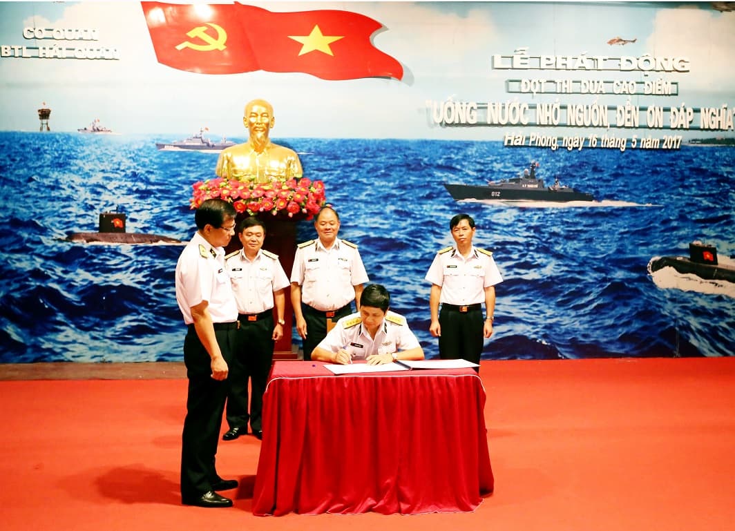 Cơ quan Bộ Tư lệnh Hải quân: Phát động đợt thi đua cao điểm kỷ niệm 70 năm Ngày Thương binh Liệt sĩ