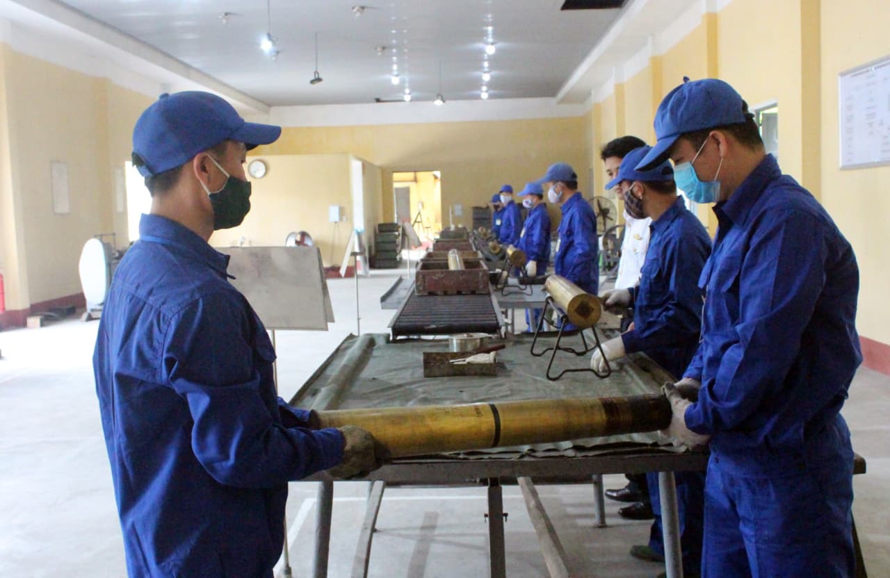 Kho 703 rút kinh nghiệm công tác xử lý đạn cấp 5