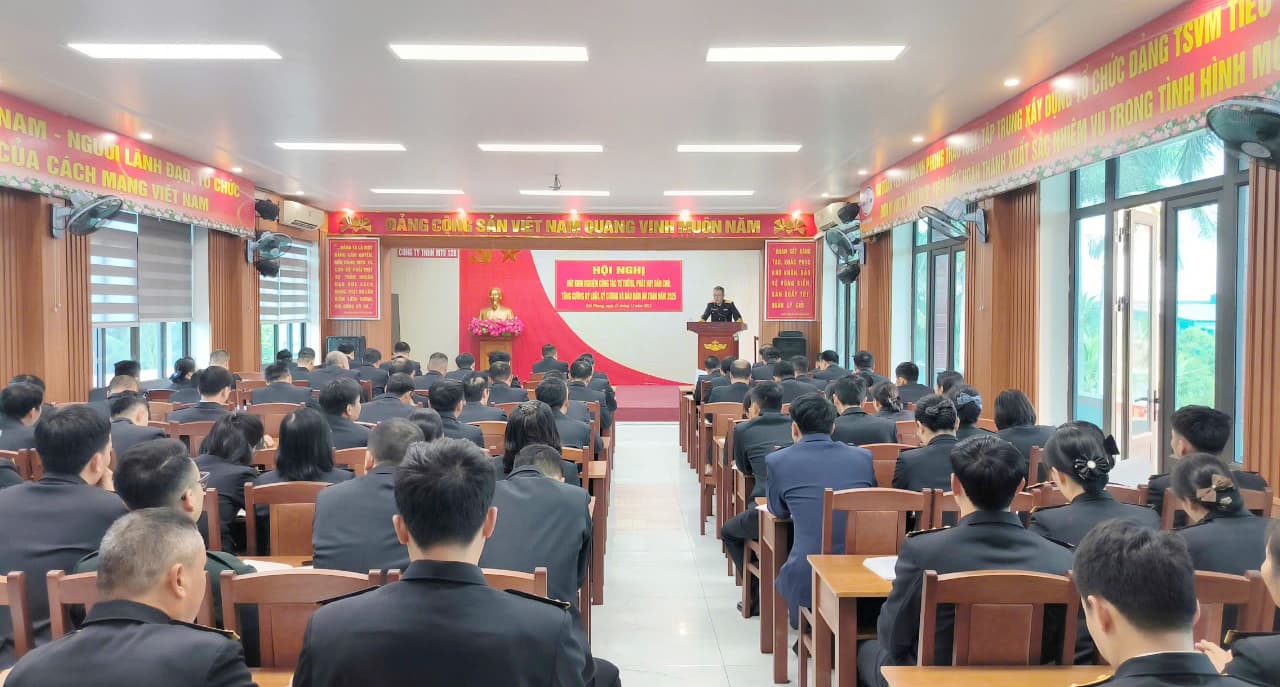 Công ty 128: Hội nghị rút kinh nghiệm công tác tư tưởng