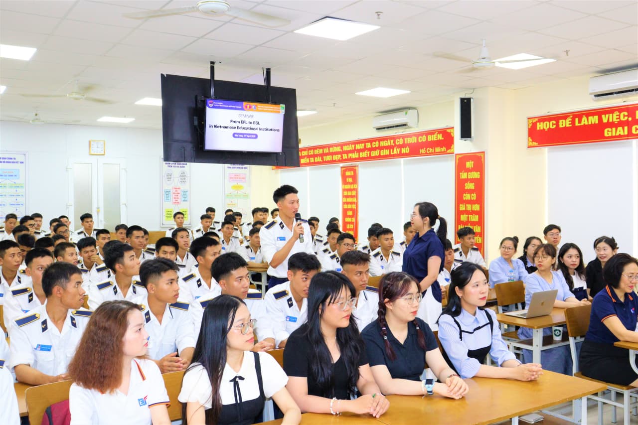 Học viện Hải quân nâng cao chất lượng học tập ngoại ngữ