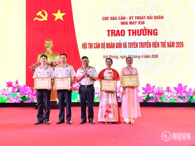 Nhà máy X56: Hội thi cán bộ đoàn giỏi và tuyên truyền viên trẻ