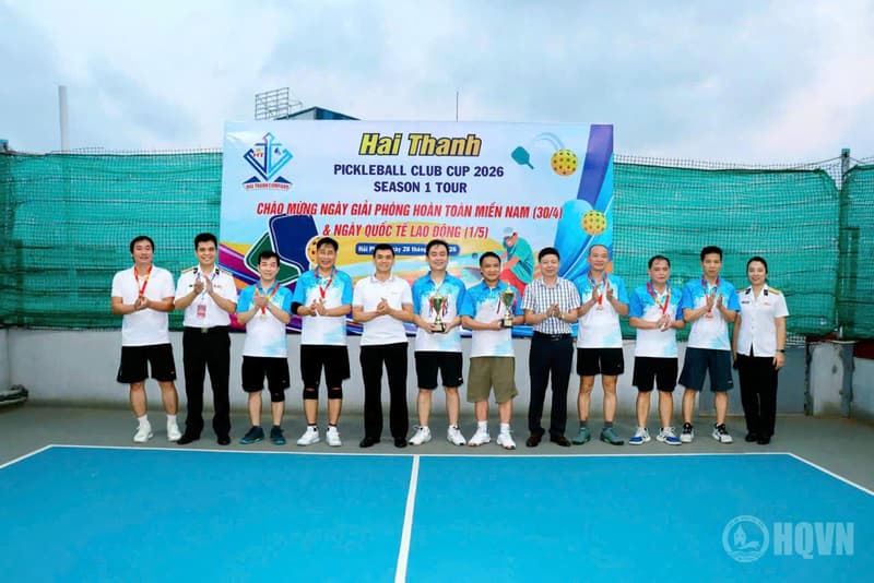 Công ty Hải Thành tổ chức giải pickleball