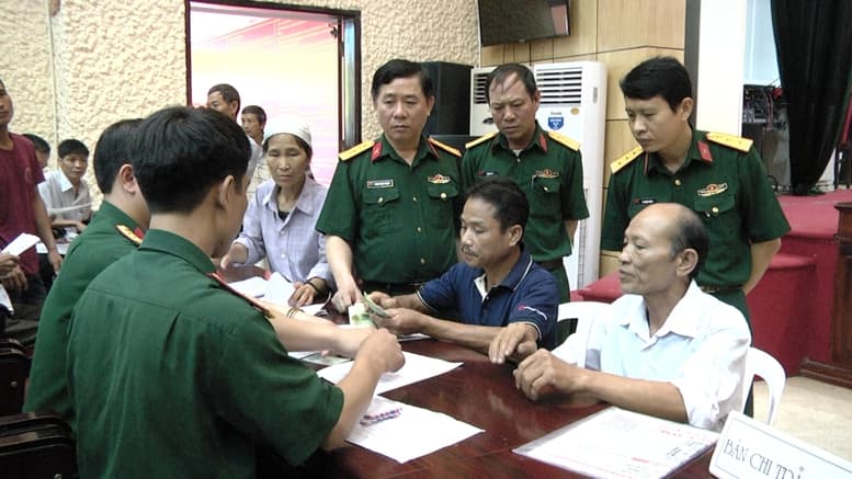 Quy định trợ cấp hằng tháng với quân nhân phục viên, xuất ngũ, thôi việc