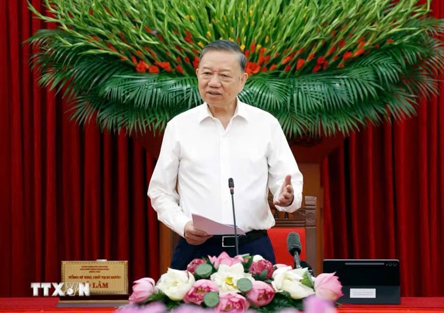 Thông báo Kết luận của Tổng Bí thư, Chủ tịch nước Tô Lâm về tổng kết thực tiễn và nghiên cứu sửa đổi, bổ sung Điều lệ Đảng
