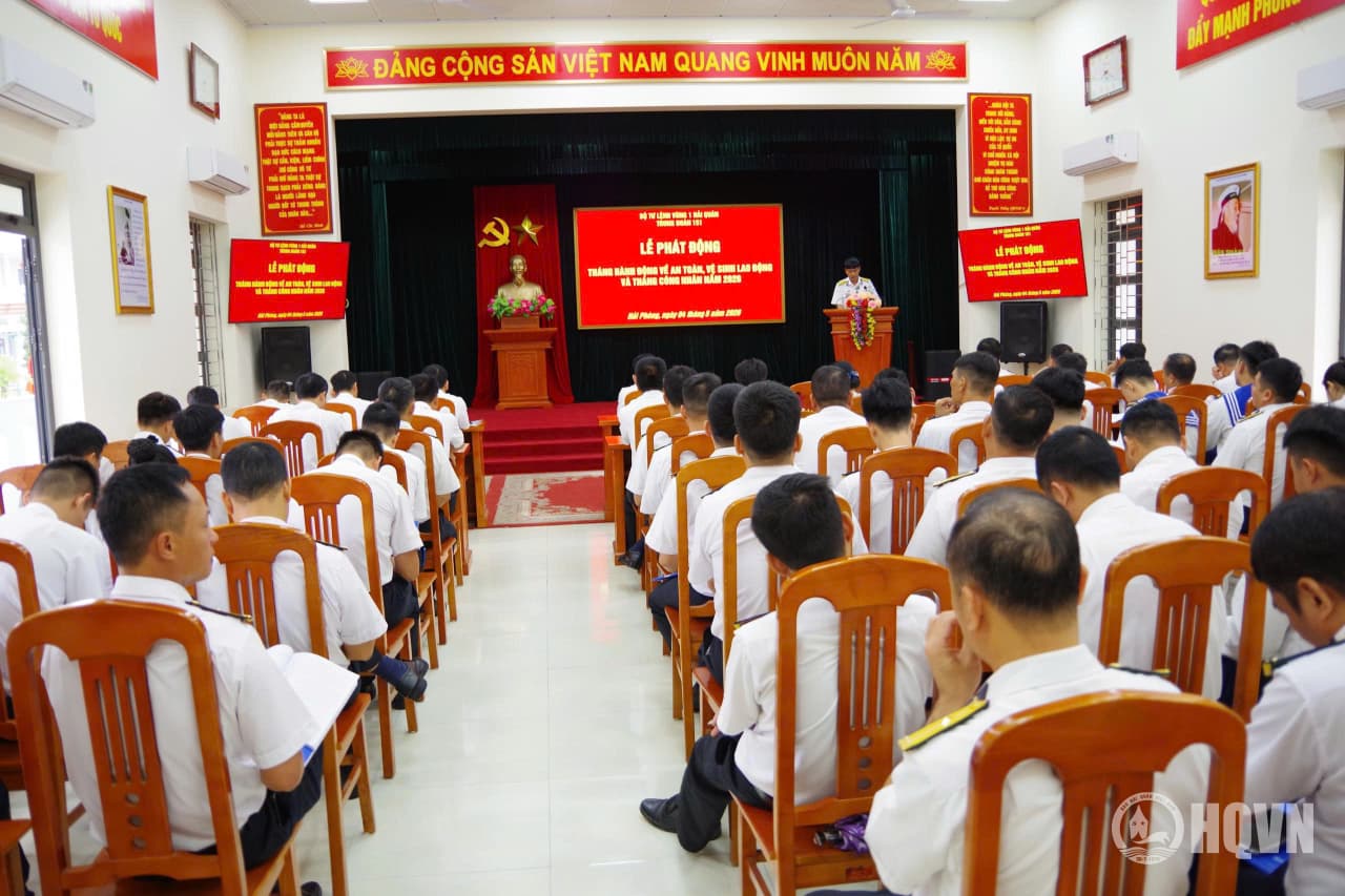 Trung đoàn 151 phát động tháng hành động về an toàn, vệ sinh lao động năm 2026