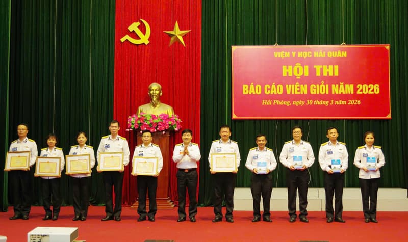 Viện Y học Hải quân: Hội thi báo cáo viên giỏi năm 2026