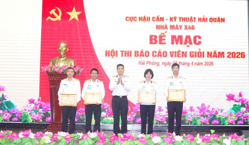 Nhà máy X46: Hội thi báo cáo viên giỏi năm 2026