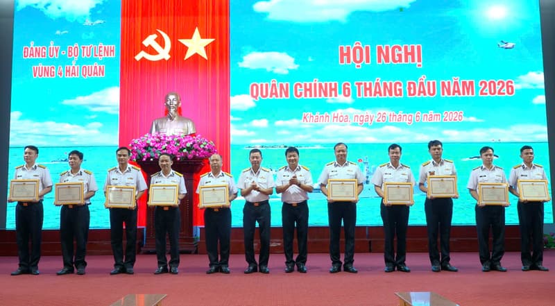 Vùng 4: Hội nghị quân chính 6 tháng đầu năm 2026