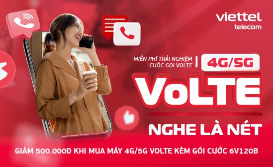Viettel miễn phí 7 ngày trải nghiệm cuộc gọi chất lượng cao VoLTE