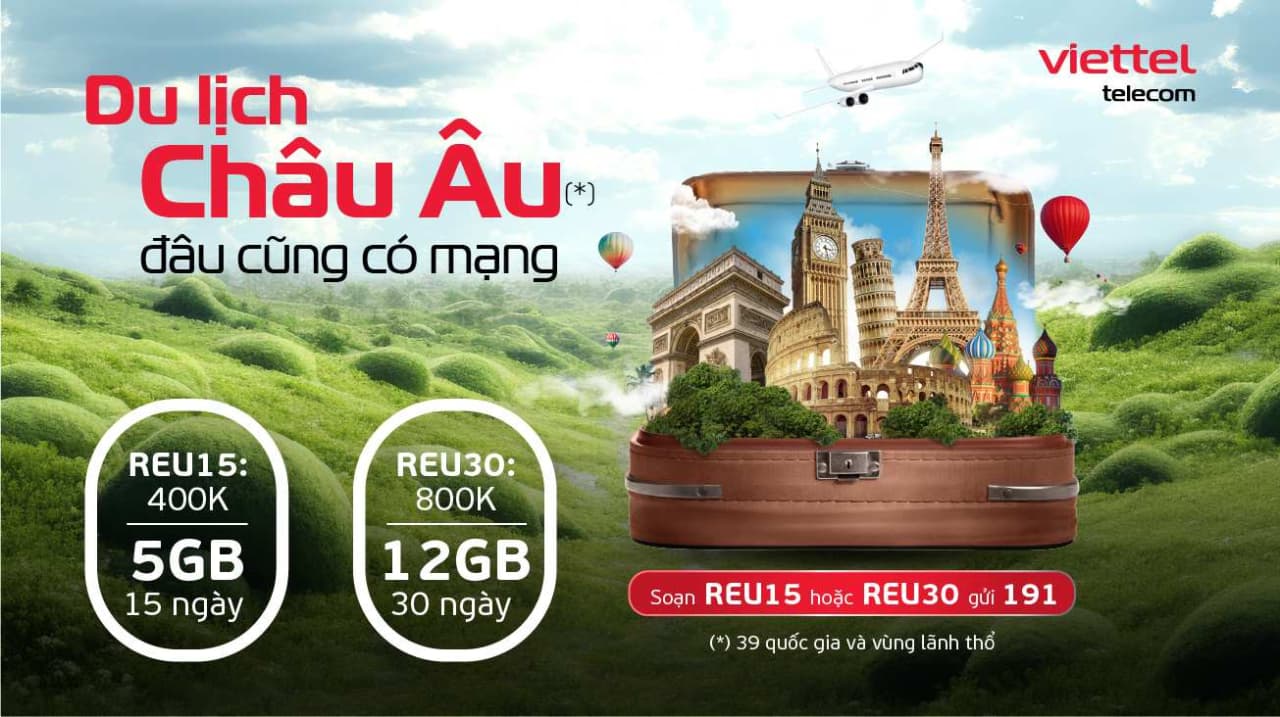 Viettel ra mắt loạt gói cước mới tiết kiệm tới 75% chi phí Data Roaming hiện hành