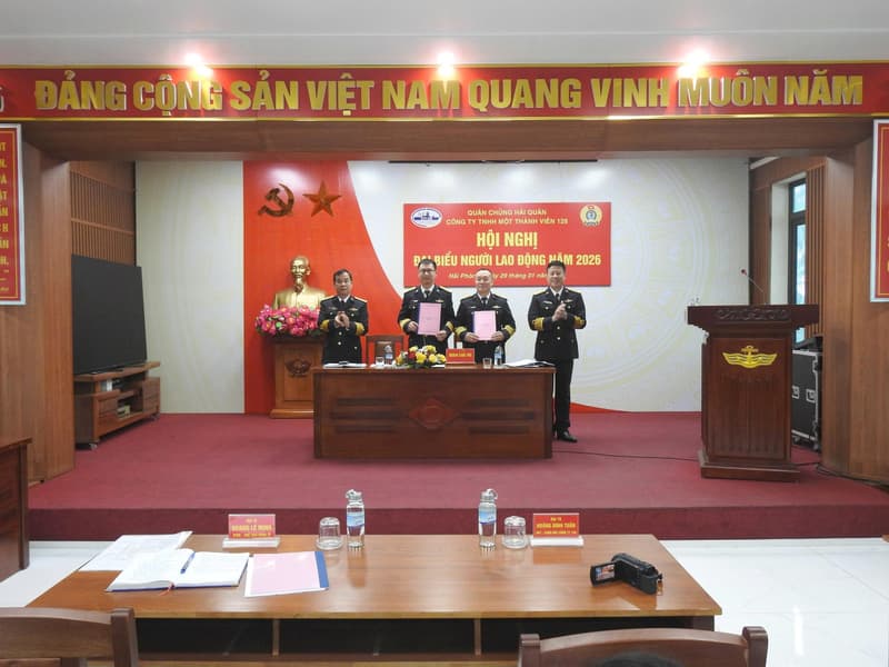 Công ty 128: Hội nghị đại biểu người lao động năm 2026