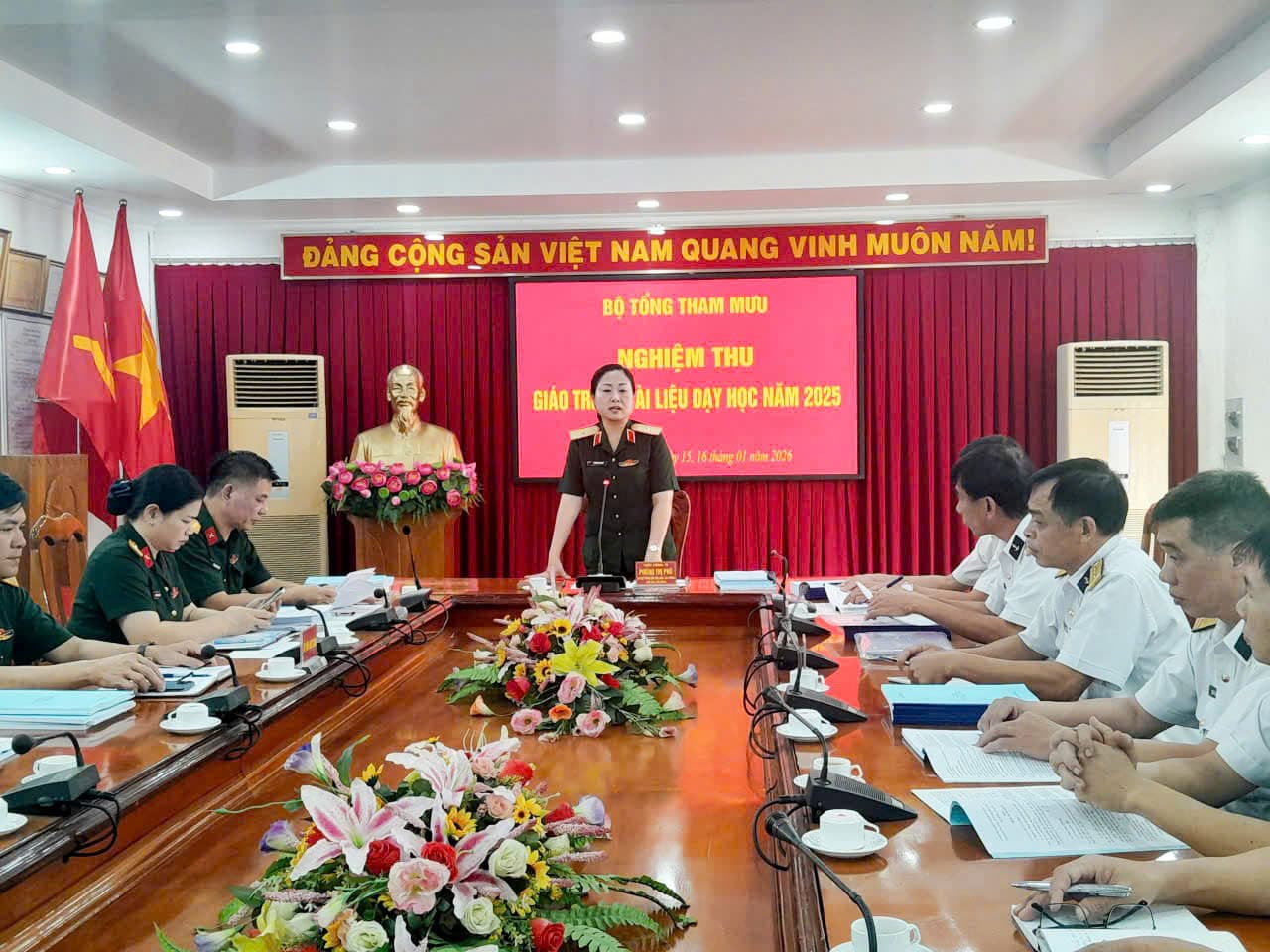 Nghiệm thu đề tài, giáo trình, tài liệu của Trường Cao đẳng Kỹ thuật Hải quân