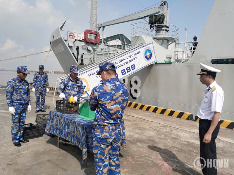 Đoàn Đo đạc, nghiên cứu biển, biên vẽ hải đồ tham gia Hội thi 4 chuyên ngành hậu cần