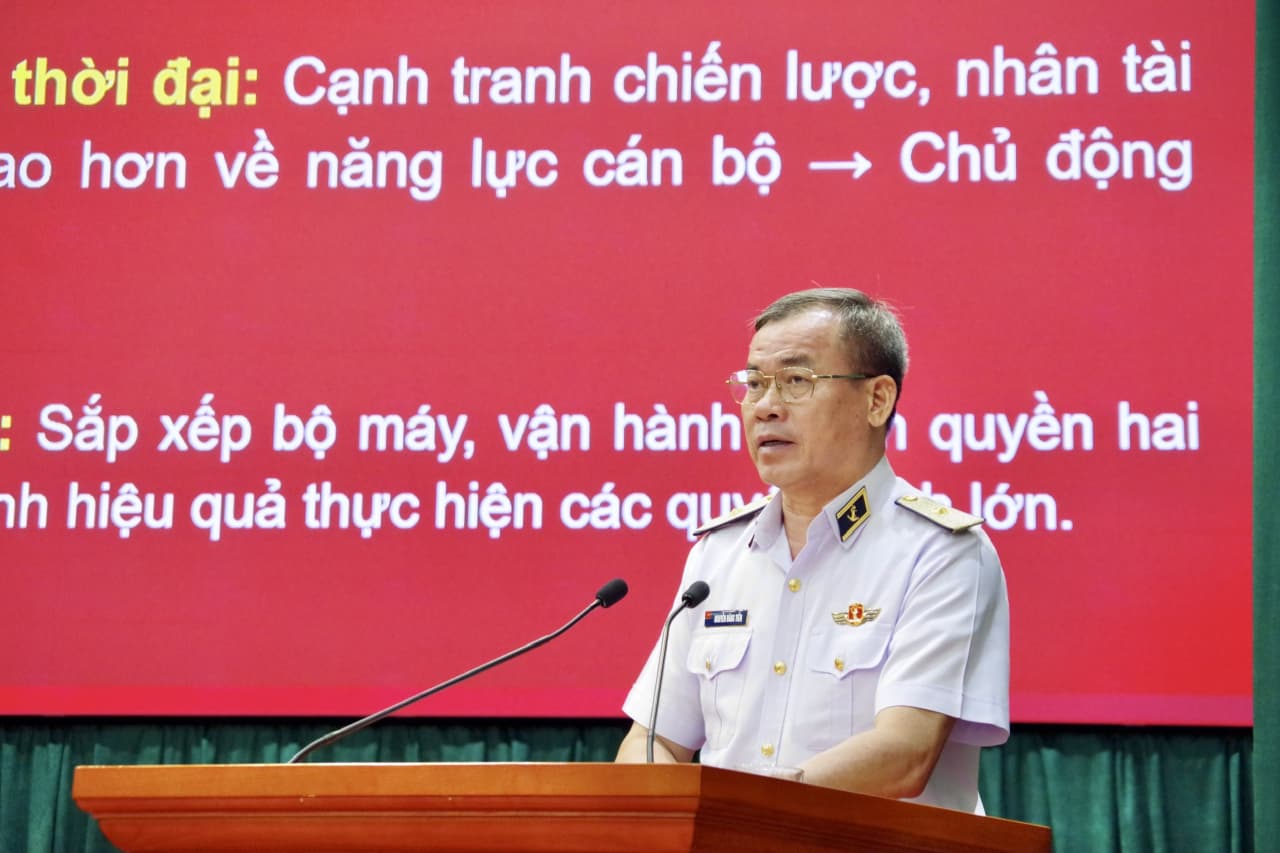 Vùng 3 Hải quân quán triệt Nghị quyết Hội nghị lần thứ tư Ban Chấp hành Trung ương Đảng khóa XIV