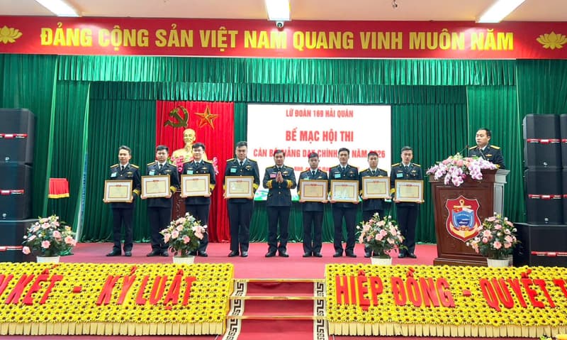 Lữ đoàn 169: Hội thi cán bộ giảng dạy chính trị năm 2026