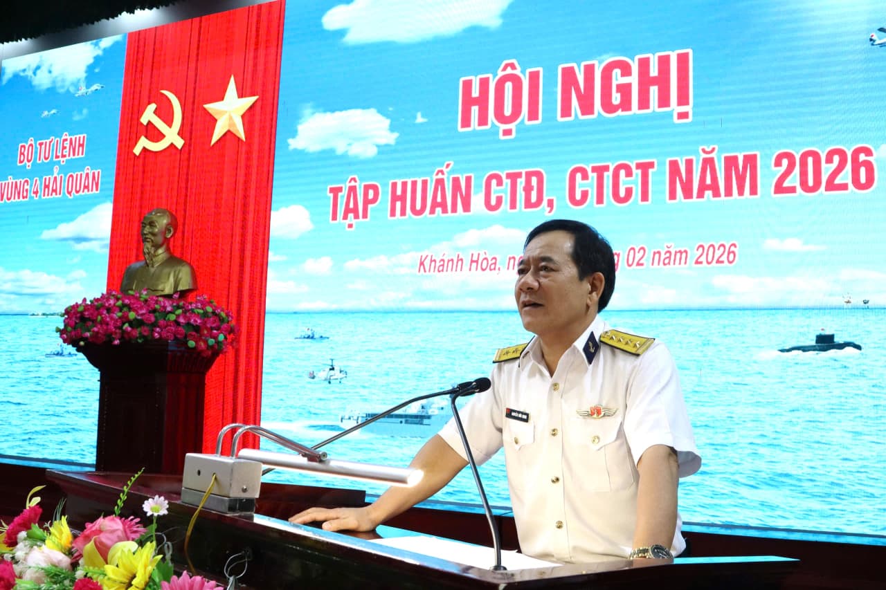 Vùng 4 tập huấn công tác đảng, công tác chính trị năm 2026