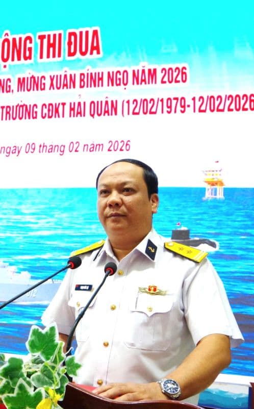 Trường Cao đẳng Kỹ thuật Hải quân phát động đợt thi đua cao điểm