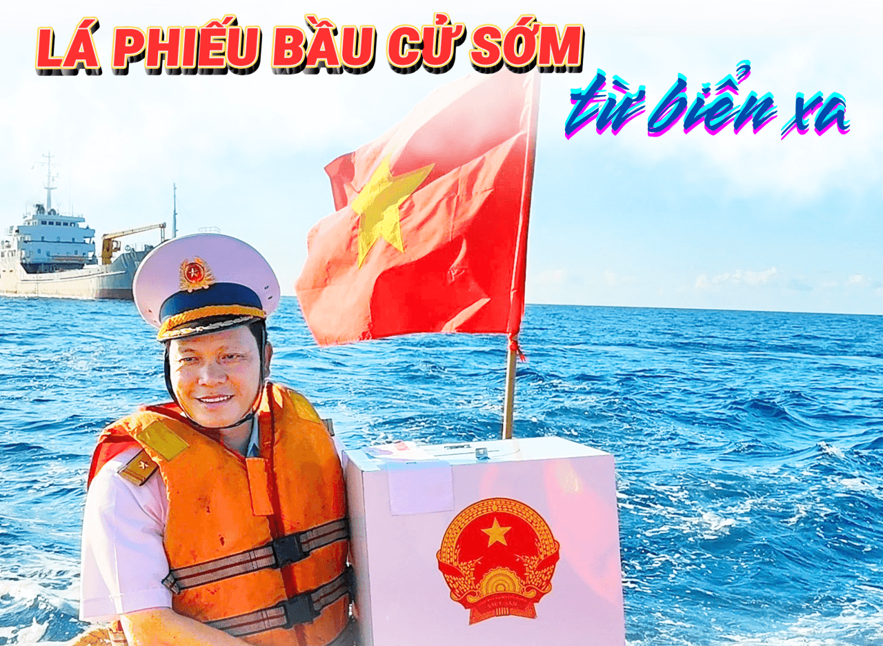 LÁ PHIẾU BẦU CỬ SỚM TỪ BIỂN XA - Bài 1: Vượt sóng gió mang hòm phiếu ra thềm lục địa