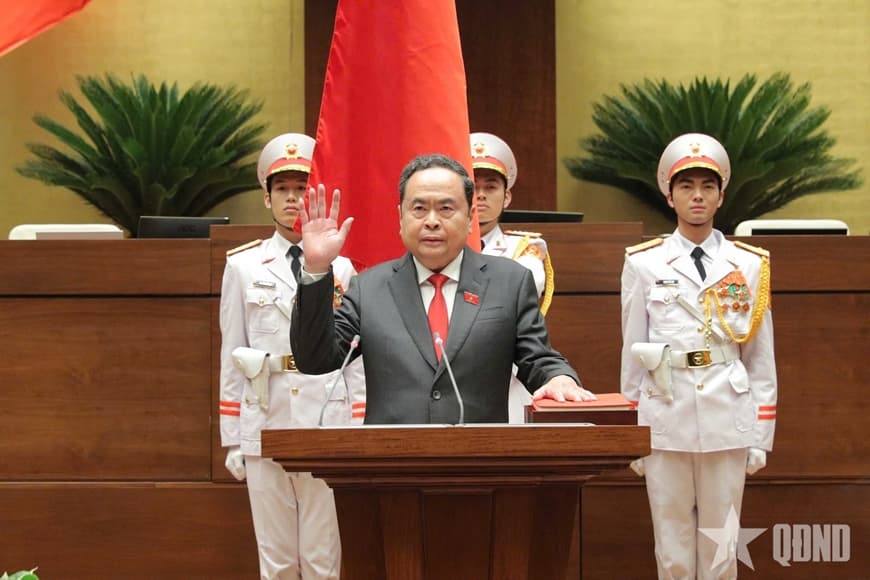Đồng chí Trần Thanh Mẫn được Quốc hội bầu giữ chức Chủ tịch Quốc hội khóa XVI