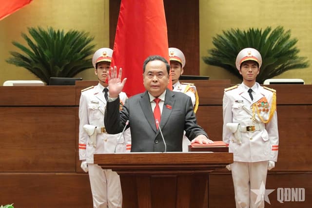 Đồng chí Trần Thanh Mẫn được Quốc hội bầu giữ chức Chủ tịch Quốc hội khóa XVI