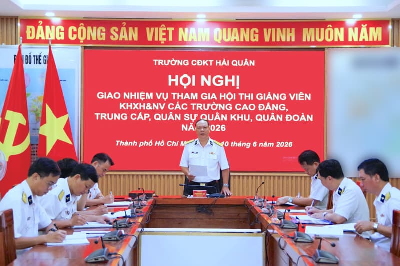 Trường Cao đẳng Kỹ thuật Hải quân: Giao nhiệm vụ tham gia Hội thi giảng viên khoa học xã hội và nhân văn