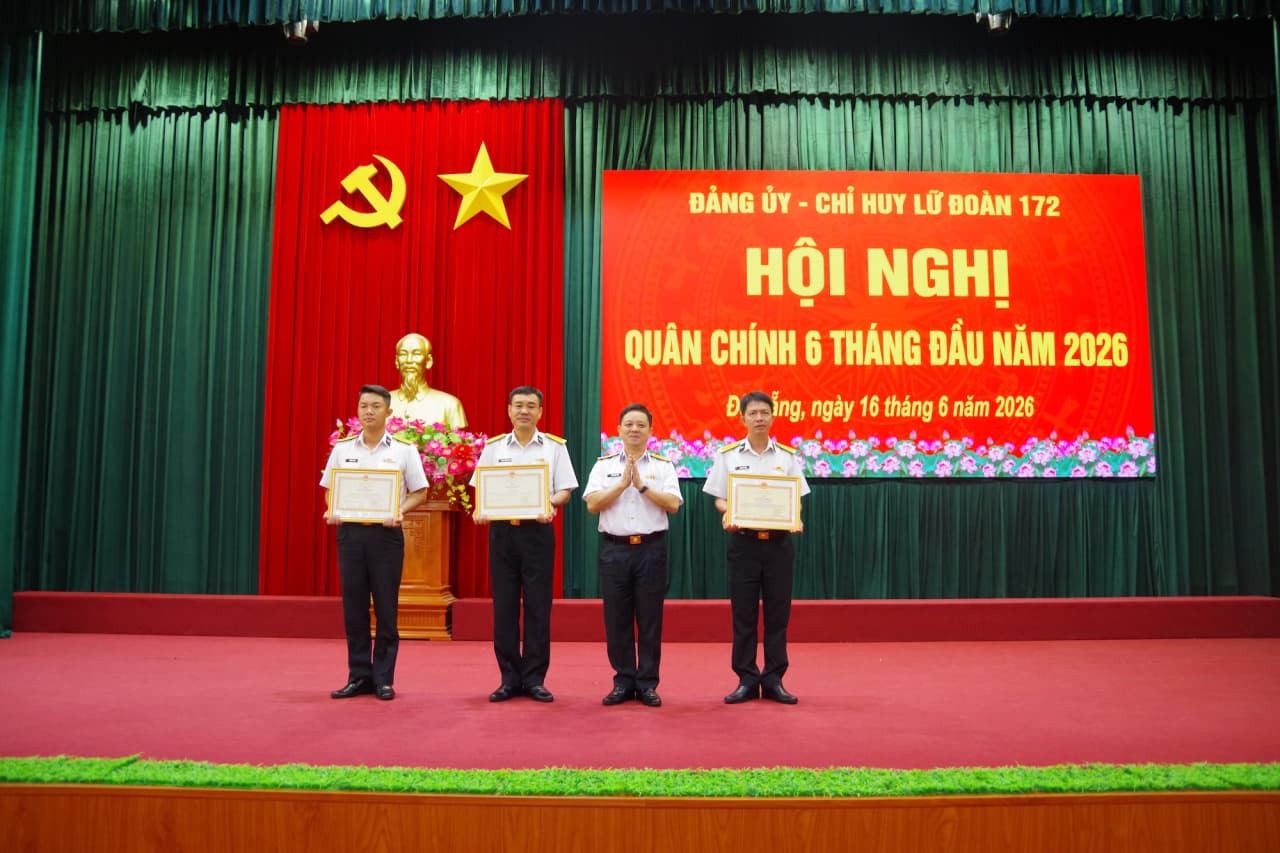 Lữ đoàn 172: Hội nghị quân chính 6 tháng đầu năm 2026