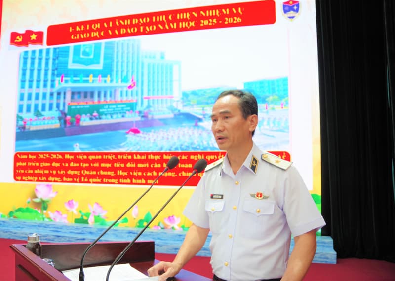 Học viện Hải quân tổng kết năm học 2025-2026
