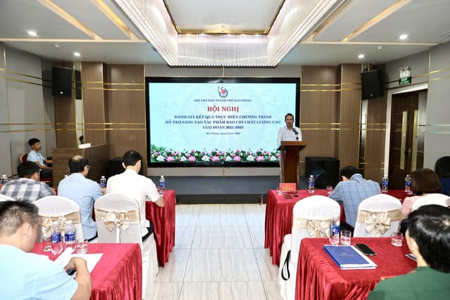 Hội Nhà báo Hải Phòng đánh giá chương trình hỗ trợ sáng tạo tác phẩm báo chí chất lượng cao giai đoạn 2021 - 2025