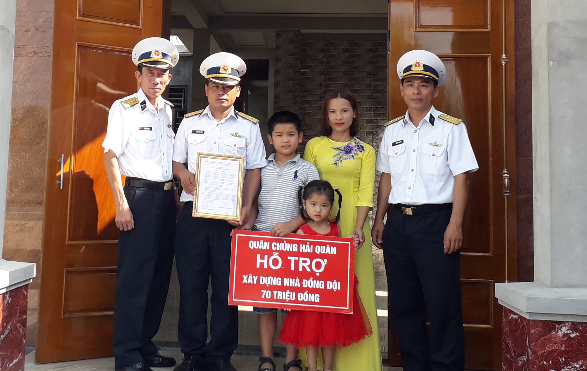 Vùng 3 Hải quân khánh thành và bàn giao nhà đồng đội