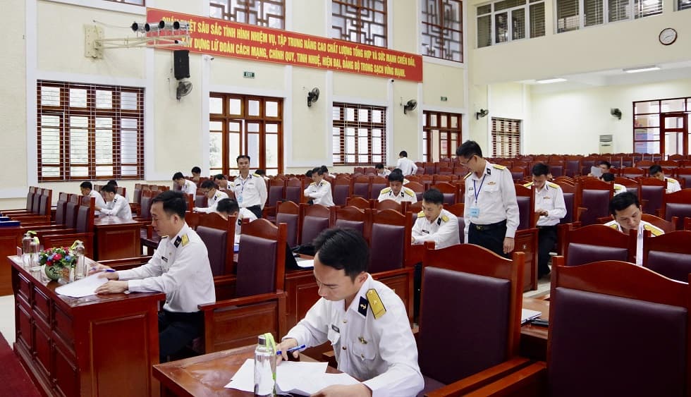 Lữ đoàn 170: Hội thi cán bộ giảng dạy chính trị giỏi năm 2023