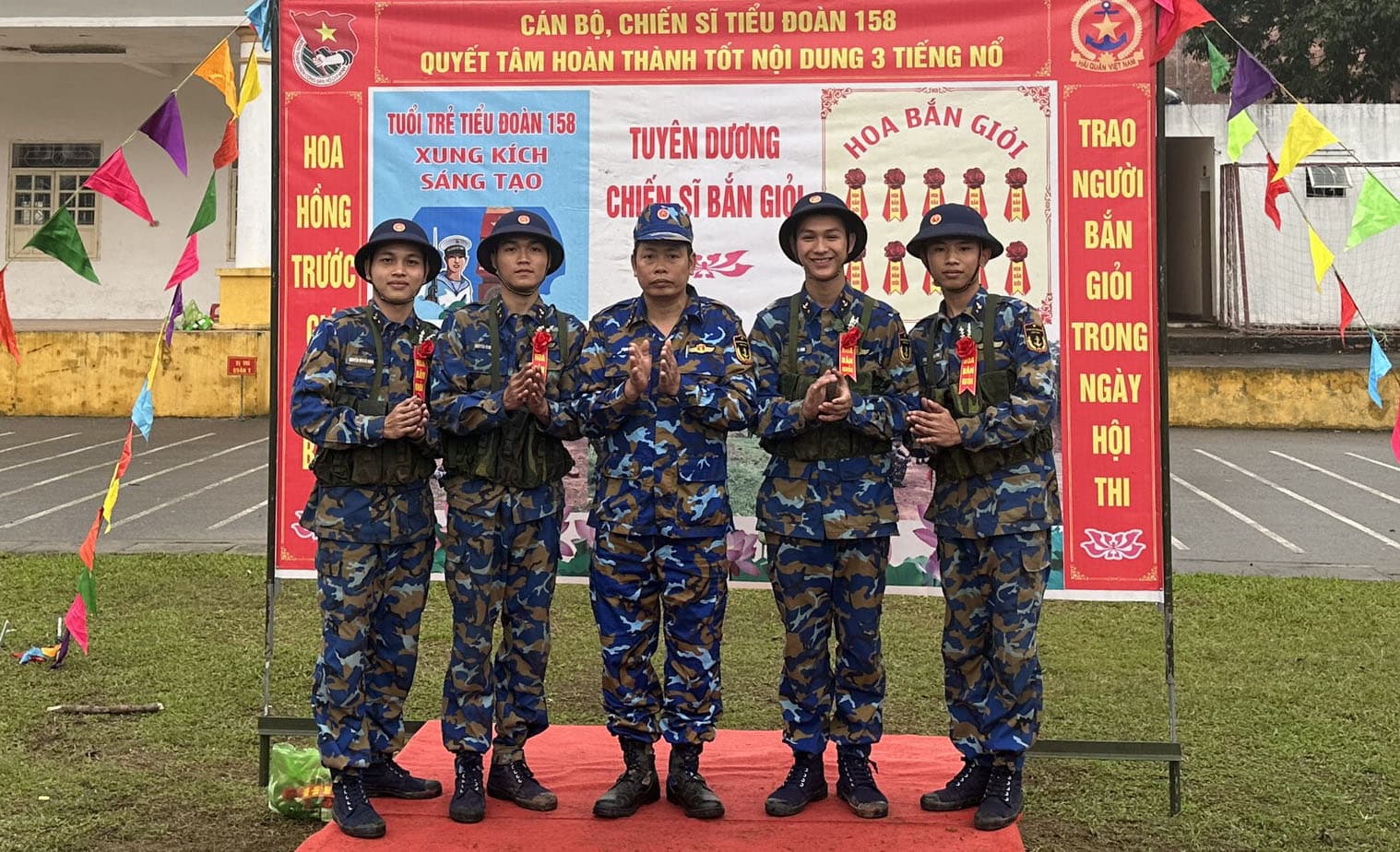 Tiểu đoàn 158 tổ chức bắn tập lần 1 cho chiến sĩ mới