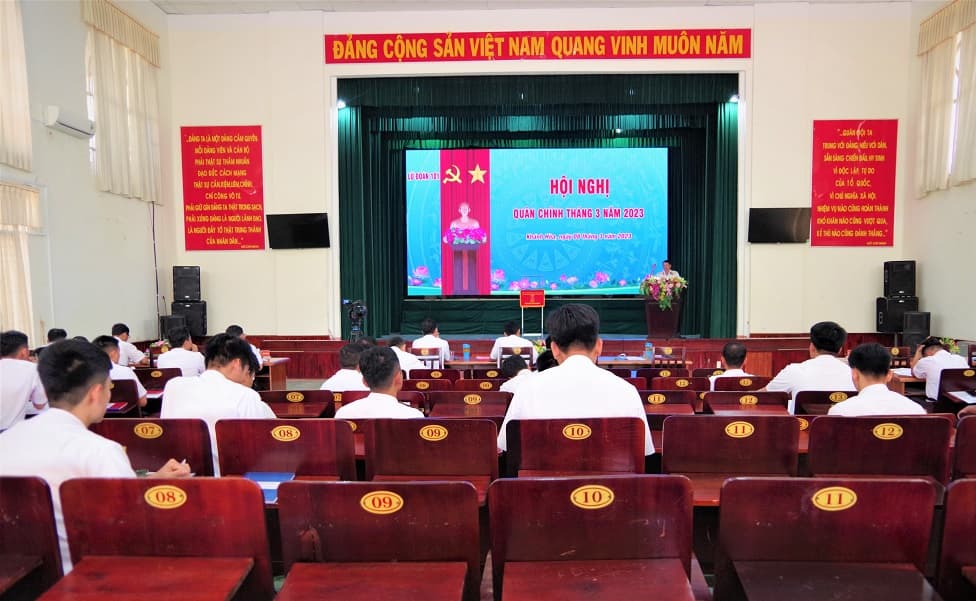 Lữ đoàn 101: Hội nghị Quân chính tháng 3