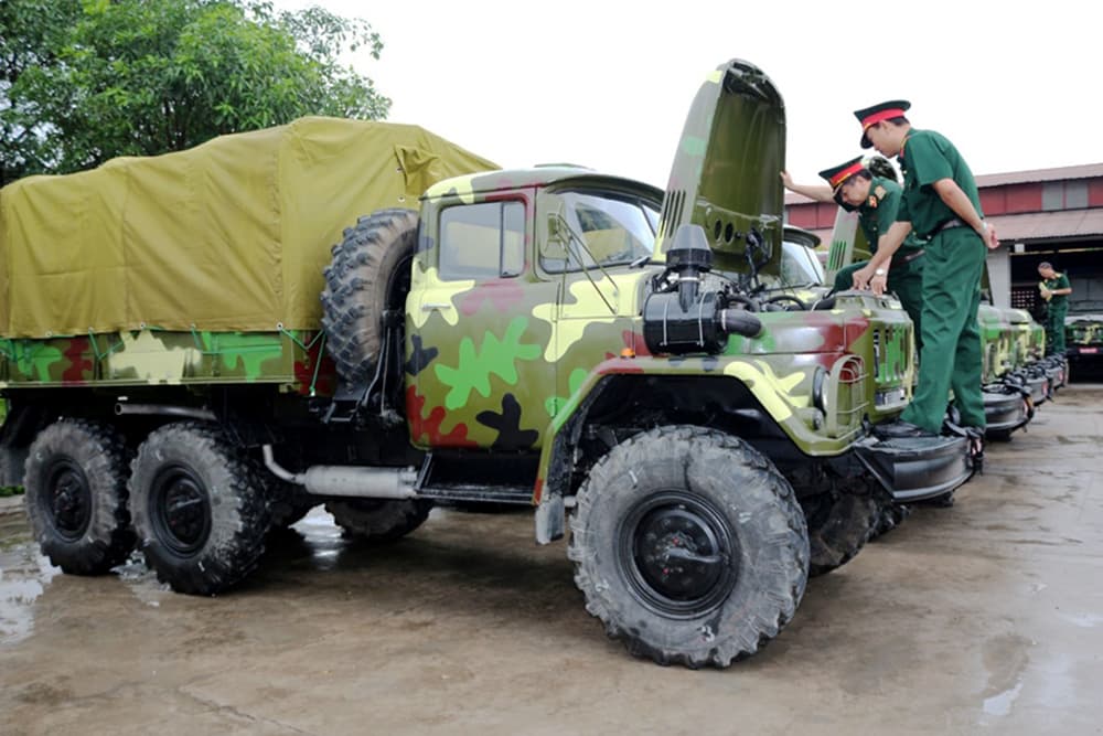 12 nội dung kiểm định an toàn kỹ thuật và bảo vệ môi trường xe cơ giới trong Bộ Quốc phòng