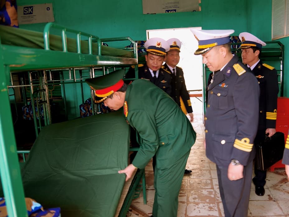 Cục Quân nhu kiểm tra công tác chuẩn bị huấn luyện chiến sĩ mới tại Lữ đoàn 147