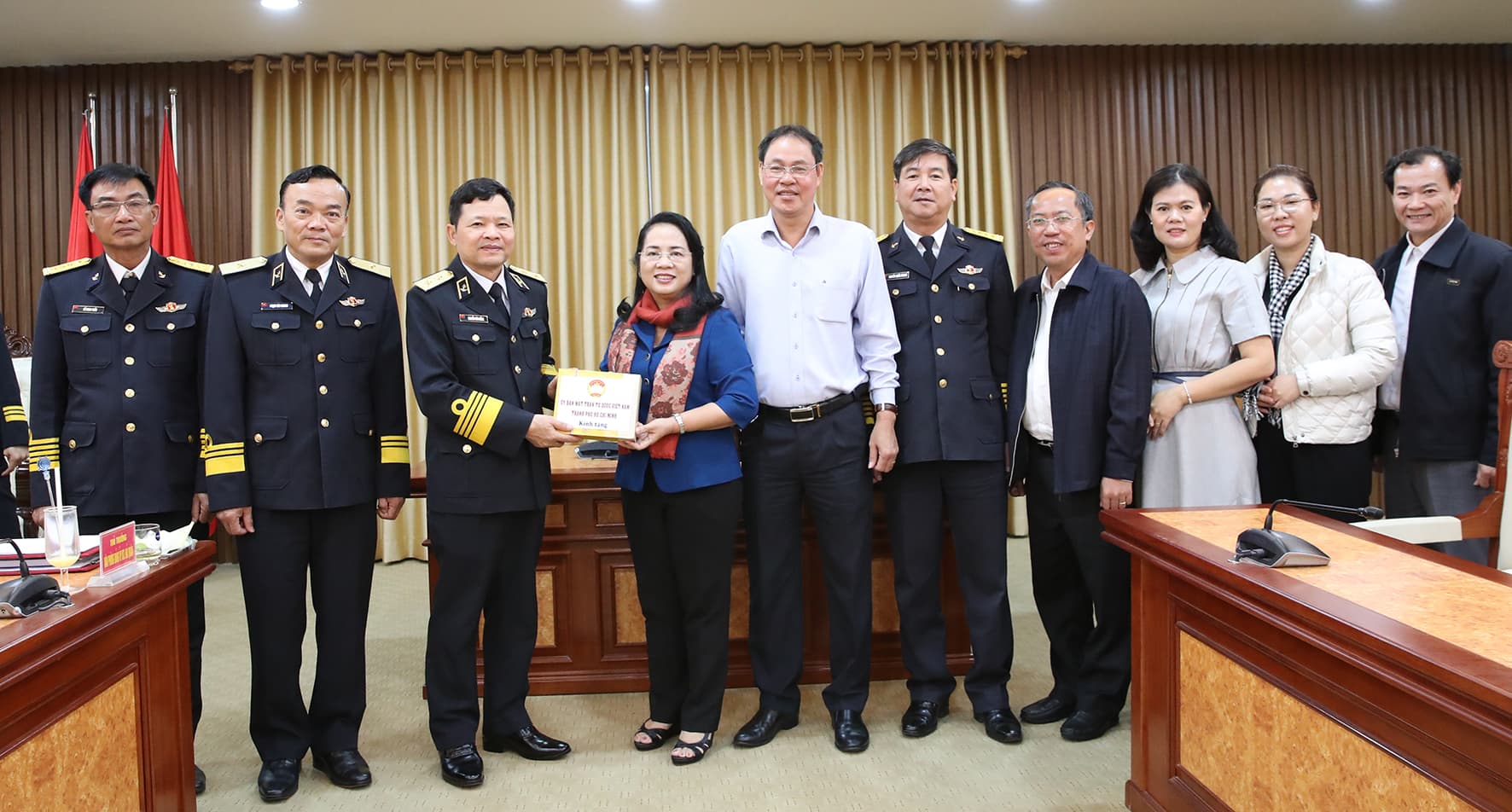 Chính ủy Hải quân làm việc với Ủy ban Mặt trận Tổ quốc Việt Nam TP. Hồ Chí Minh