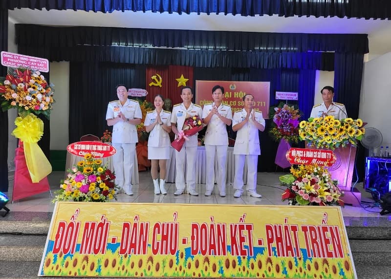 Kho 711: Đại hội Công đoàn cơ sở nhiệm kỳ 2023-2028
