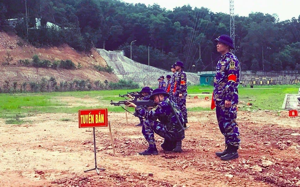 Tiểu đoàn 158 bắn tập tổng hợp cho đối tượng chiến sĩ mới