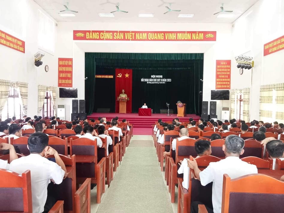 Lữ đoàn 679: Hội nghị đối thoại dân chủ Quý II năm 2023