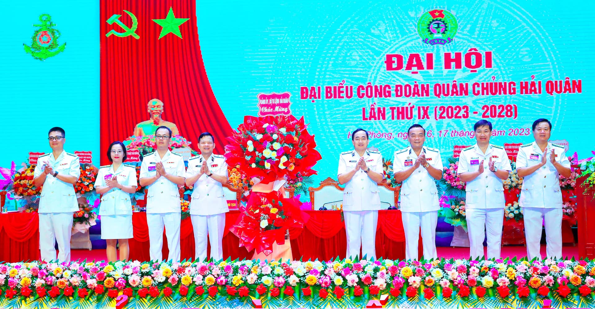 Đại hội đại biểu Công đoàn Quân chủng Hải quân lần thứ IX