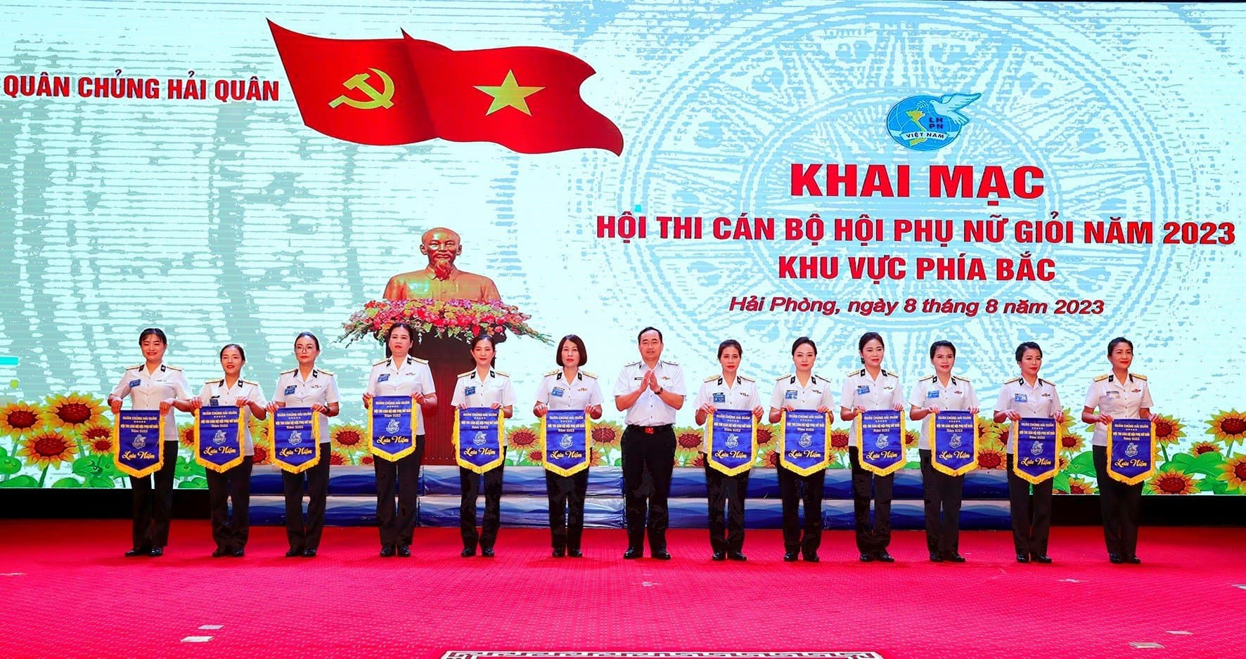 Quân chủng Hải quân: Khai mạc Hội thi cán bộ hội phụ nữ giỏi năm 2023 khu vực phía Bắc