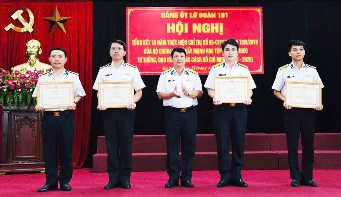 Lữ đoàn 161 tổng kết 10 Năm thực hiện Chỉ thị số 05 của Bộ Chính trị